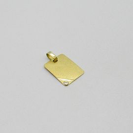 MEDALLA 12x15MM APLIQUE /O.AMARILLO